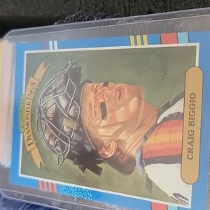 1990 Craig biggio diamond kings card